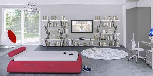 Libreria per camera bambini 