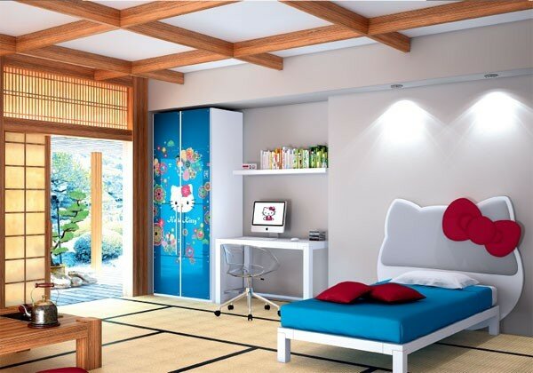 Camere bambine Hello Kitty