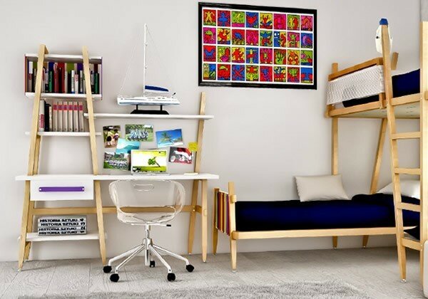 Librerie e scrivanie in legno