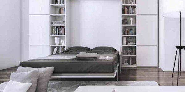 Letto a scomparsa per zona giorno